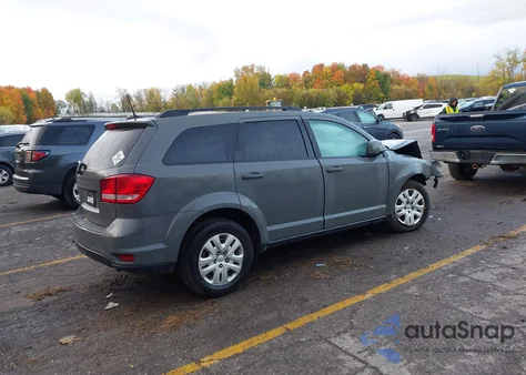 2019 Dodge Journey Se из США, поврежденный, VIN 3C4PDCBB9KT738081